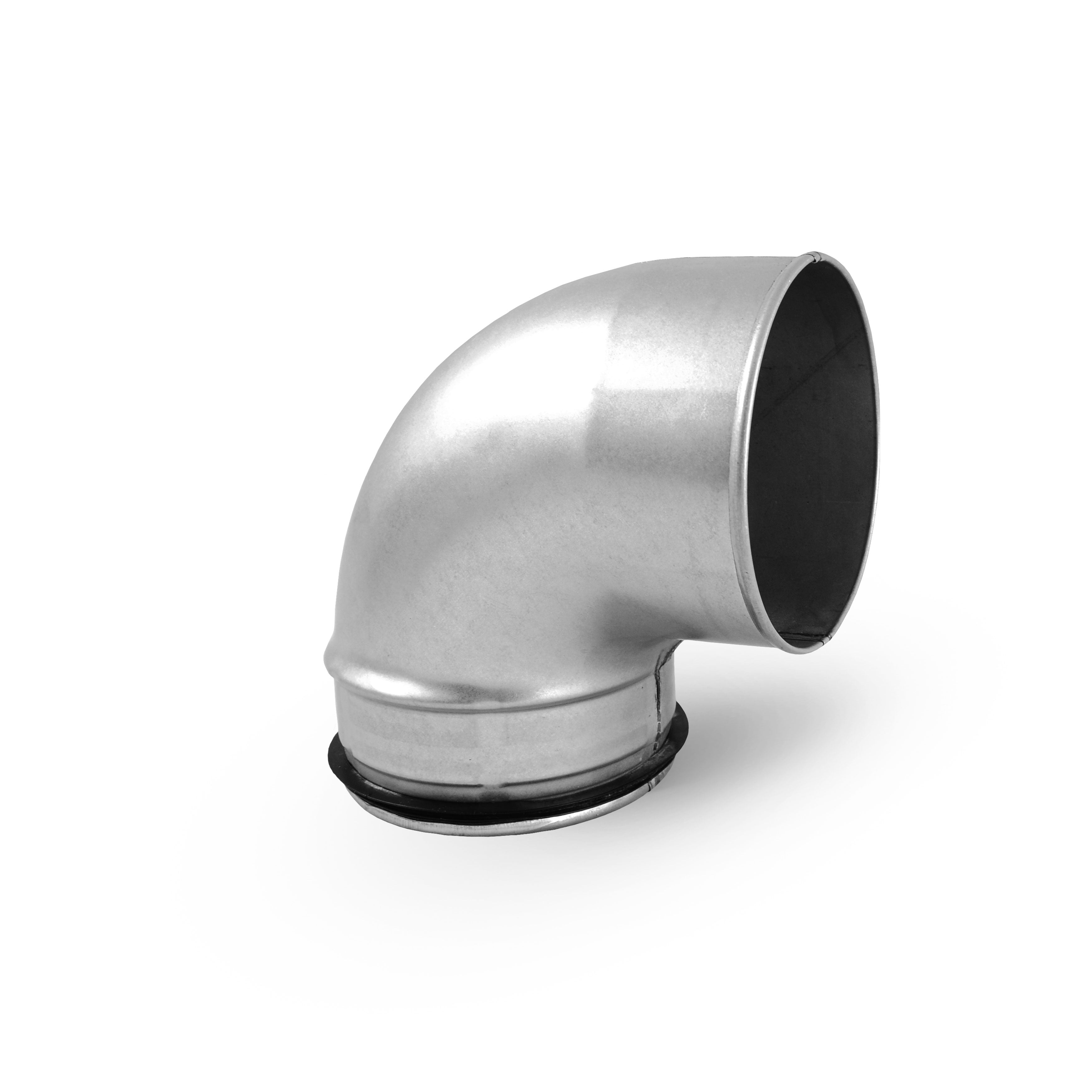 125mm Steel 90° Bend MF 125mm Steel 90° Bend MF